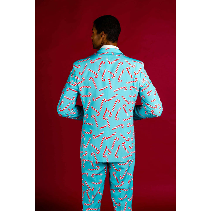 The Peppermint Pimp Canes | Candy Cane Print Christmas Suit