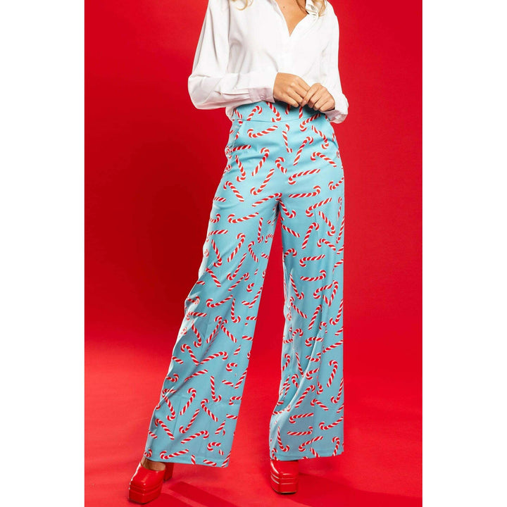 The Peppermint Pimp Canes | Candy Cane Women's Suit Pants