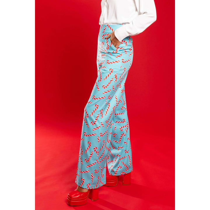 The Peppermint Pimp Canes | Candy Cane Women's Suit Pants