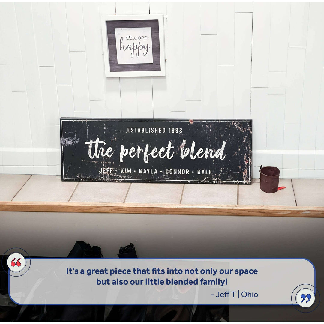 The Perfect Blend Sign III