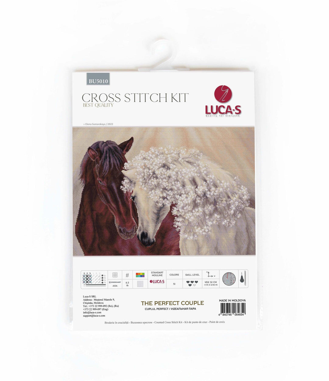 The perfect couple BU5010L Counted Cross-Stitch Kit