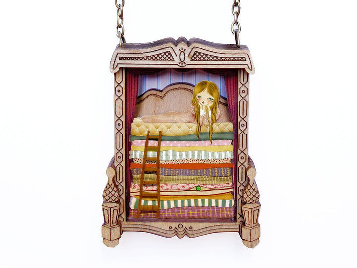 The Princess and the Pea Necklace by Laliblue - Quirks!