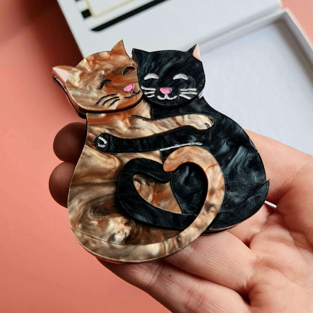 The Purrfect Match Cat Necklace - Pre Order by Cherryloco Jewellery 2