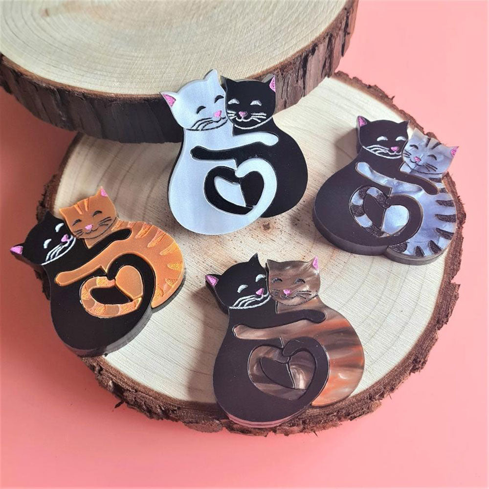 The Purrfect Match Mini Brooch by Cherryloco Jewellery 5