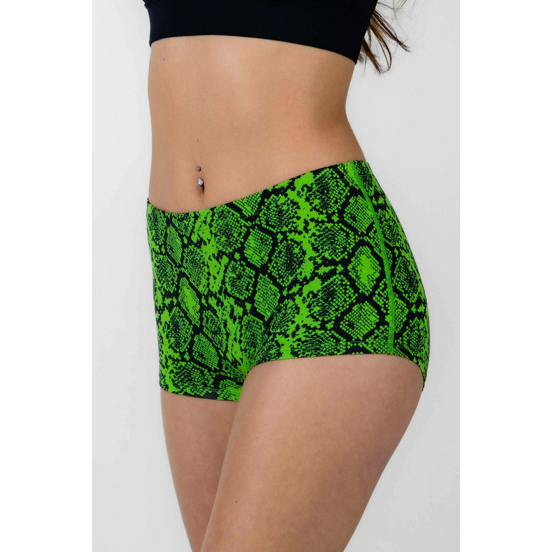 The Queen Cobra | Snakeskin Modal Boyshort Underwear