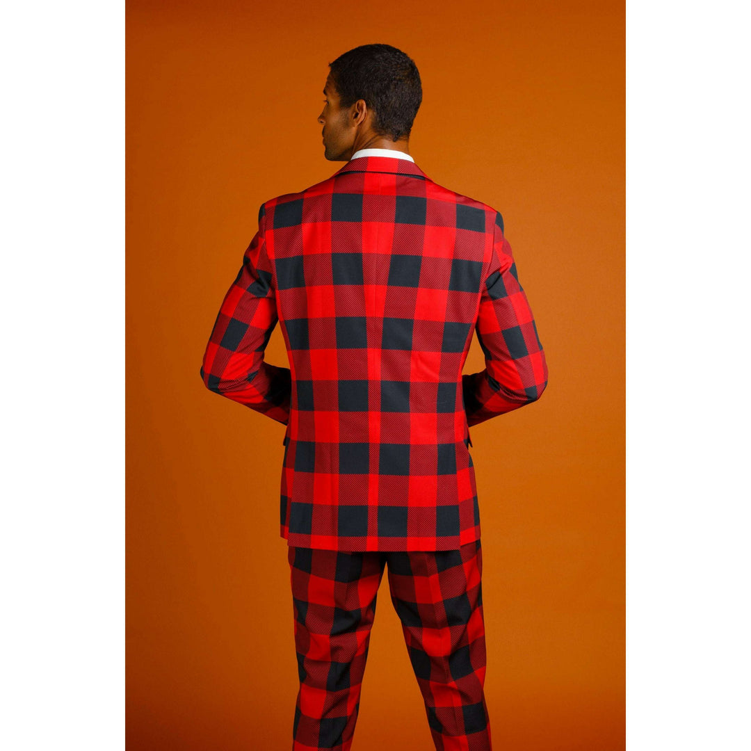 The Red & Black Lumberjack | Buffalo Check Suit