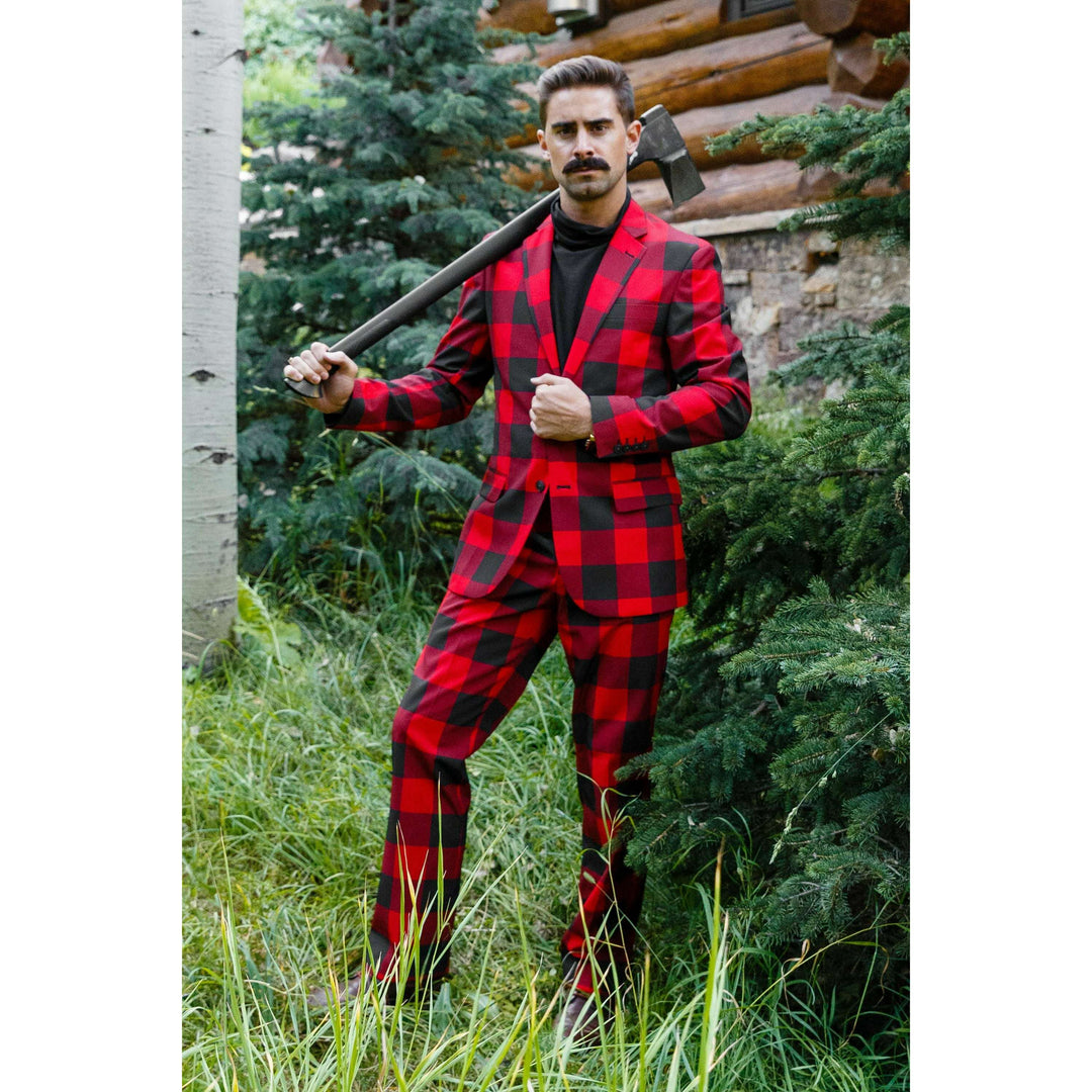 The Red & Black Lumberjack | Buffalo Check Suit