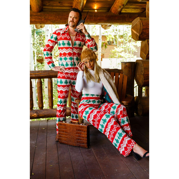 The Red Ryder | Women's Knit Print Christmas Pant