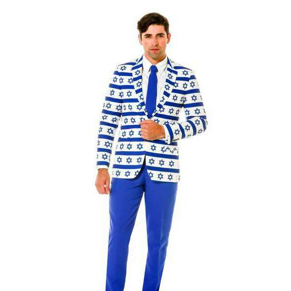 The Rock Star Of David | Hanukkah Suit Pants