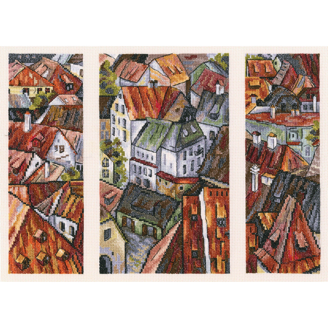 The roofs M558 Counted Cross Stitch Kit