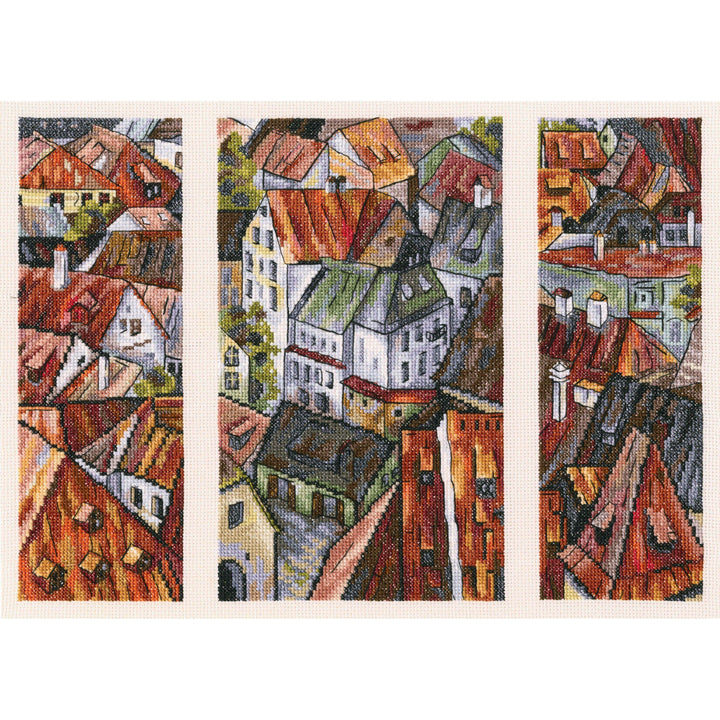 The roofs M558 Counted Cross Stitch Kit