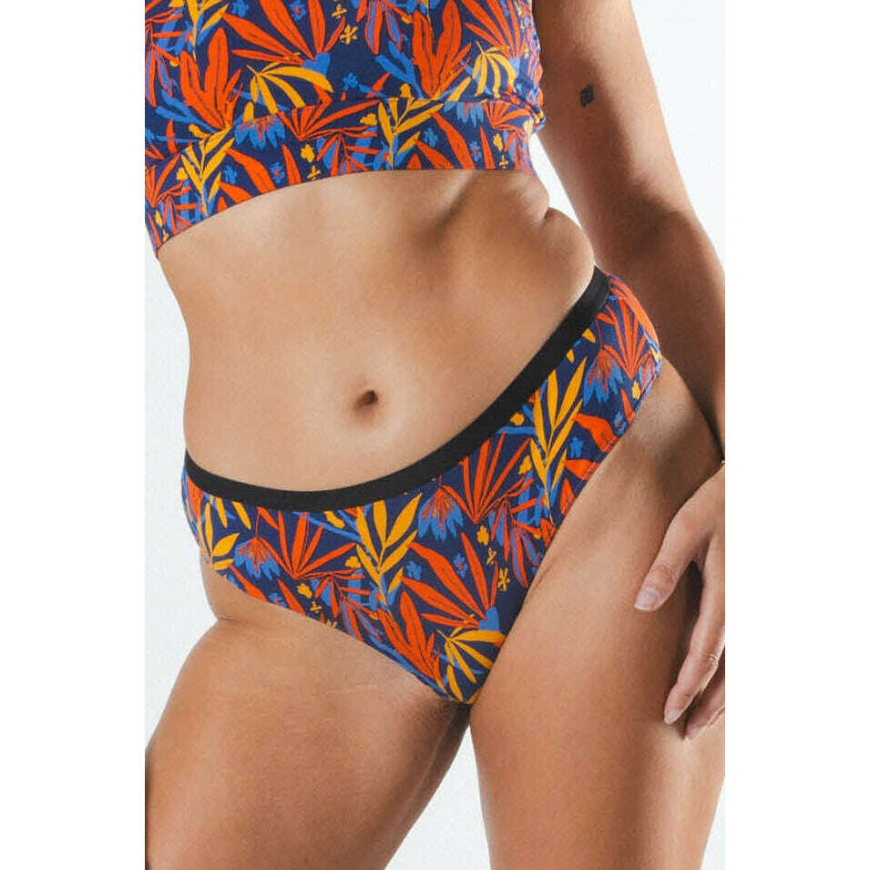 The San Diego Sunrise | Tropical Foliage Cheeky Underwear