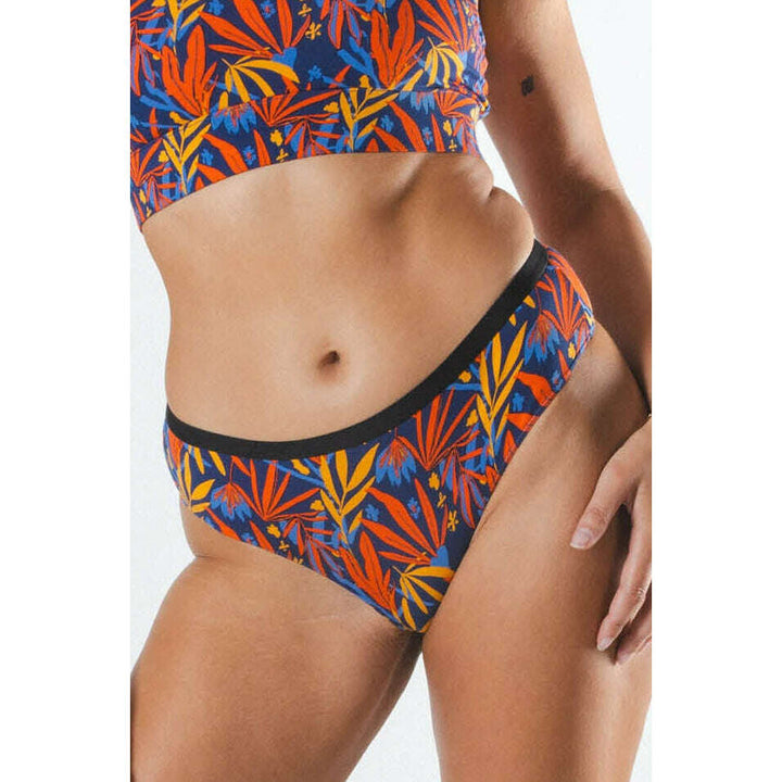 The San Diego Sunrise | Tropical Foliage Cheeky Underwear