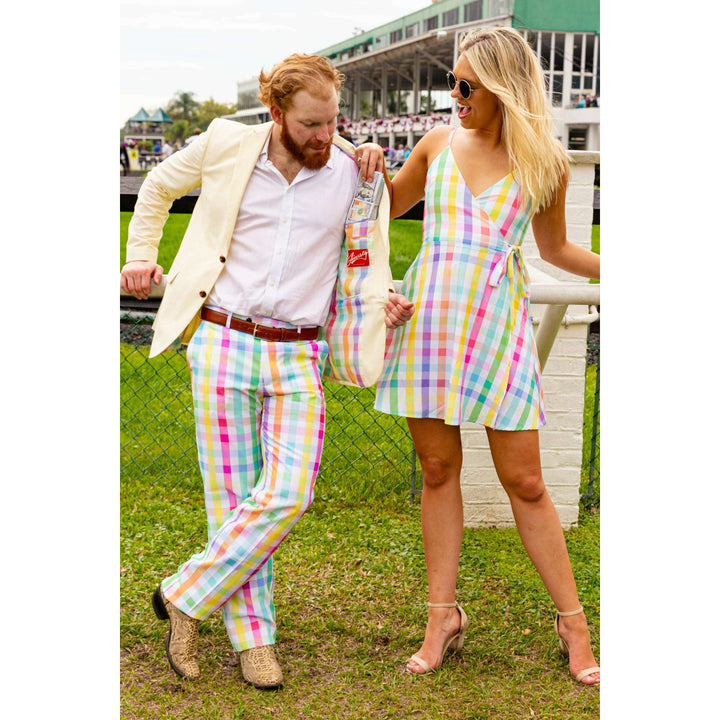 The Savannah Swinger | Yellow Derby Seersucker Suit