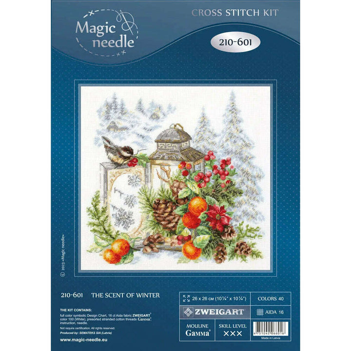 The Scent of Winter 210-601 Counted Cross-Stitch Kit
