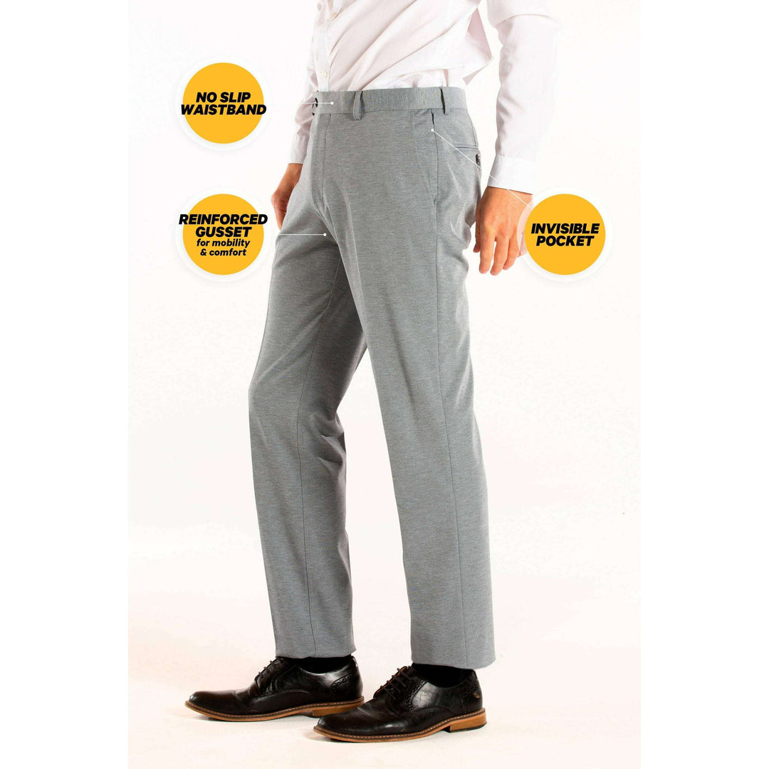 The Scholar | Charcoal Ultimate Suit Pants