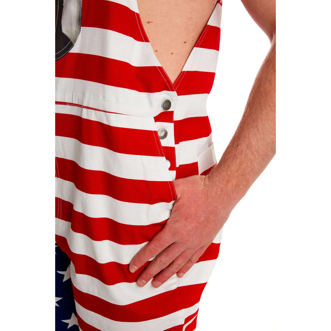 The Screamin Eagles | American Flag Overalls
