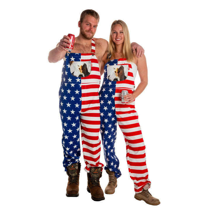 The Screamin Eagles | American Flag Overalls