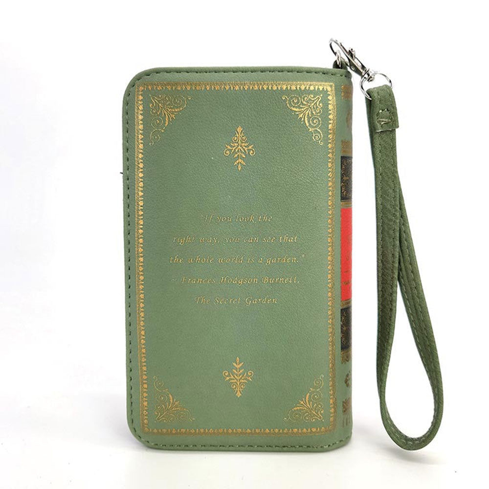 The Secret Garden Book Wallet Wristlet