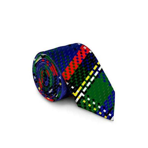 The Shag 'N Bag | Blue Plaid Christmas Tie