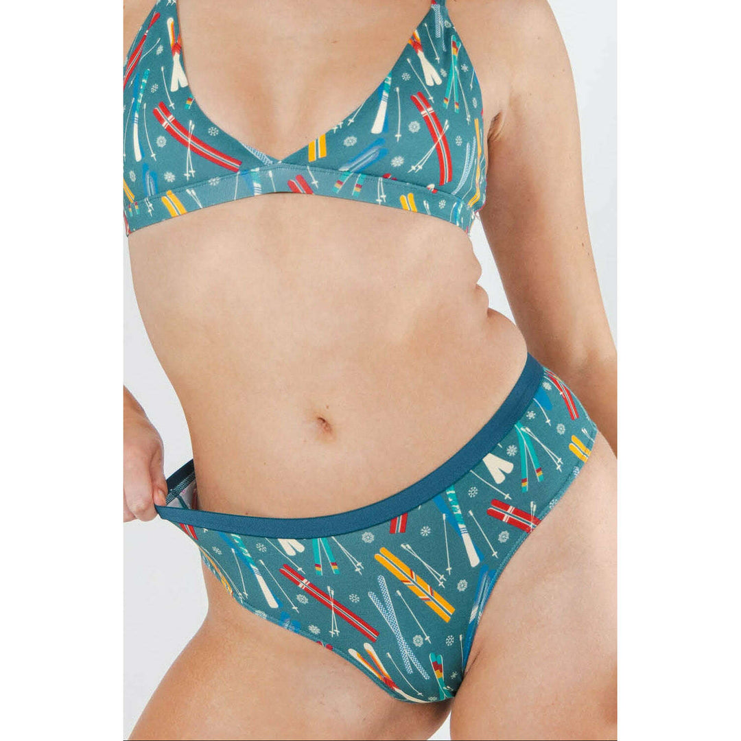 The Ski In Ski Out | Retro Ski Cheeky Underwear