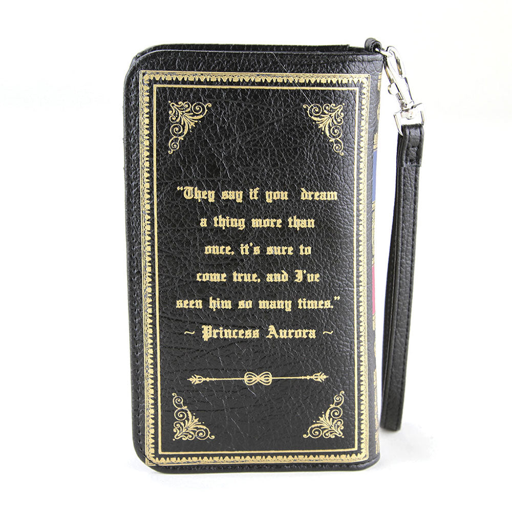 The Sleeping Beauty Book Wallet Wristlet