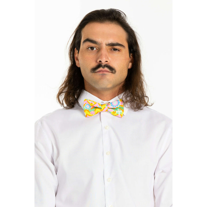 The Solar Flower | Trippy Floral Bow Tie