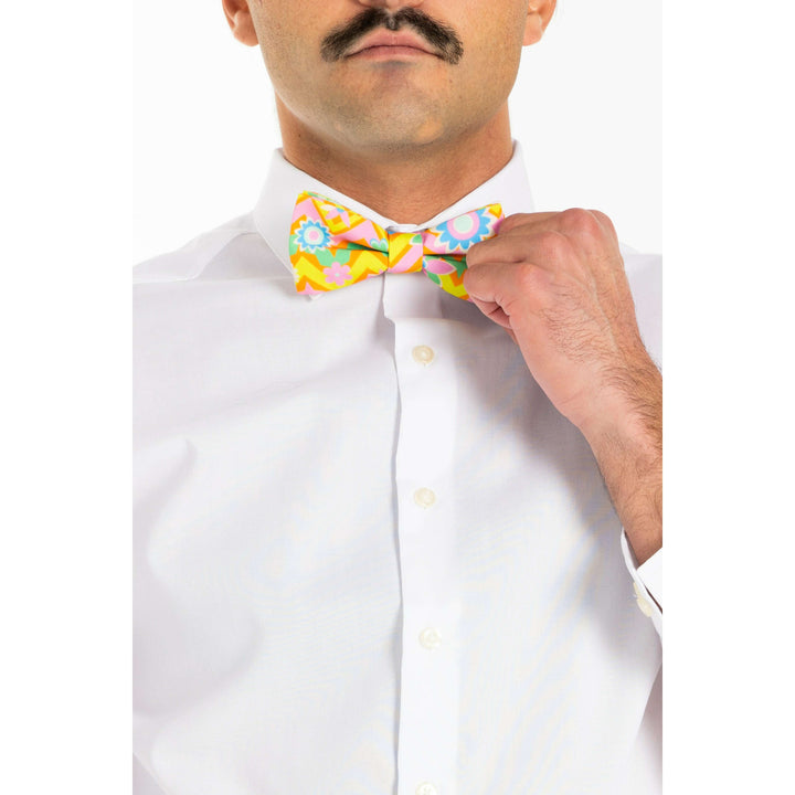 The Solar Flower | Trippy Floral Bow Tie