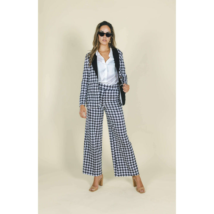 The Sophistication | Houndstooth Women's Suit Pants