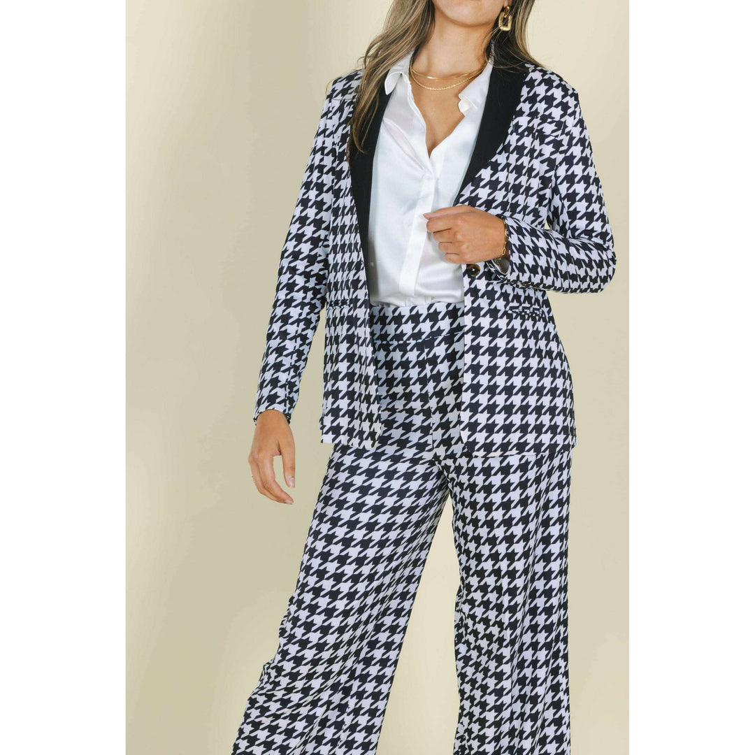 The Sophistication | Houndstooth Women's Suit