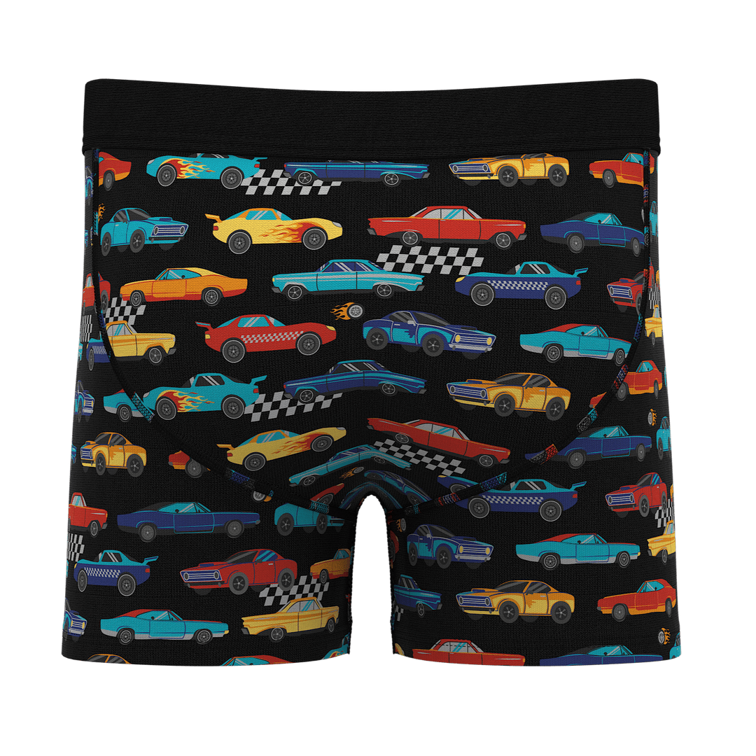 The Start Your Engines | Racecar Boy's Boxer Briefs