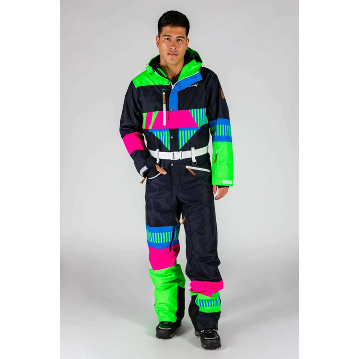 The Steep And Deep | Men's Retro Black Ski Suit