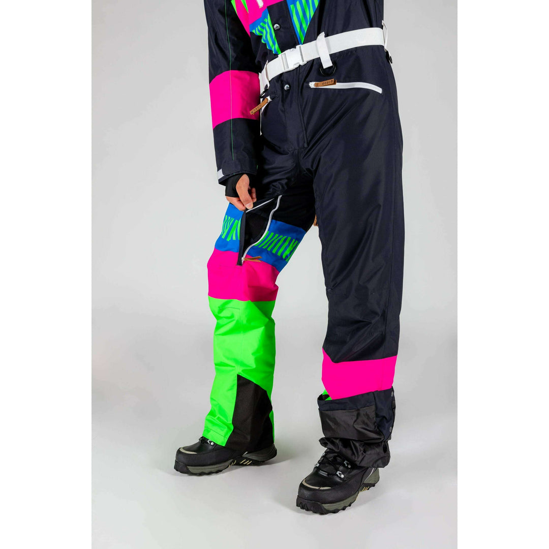 The Steep And Deep | Men's Retro Black Ski Suit