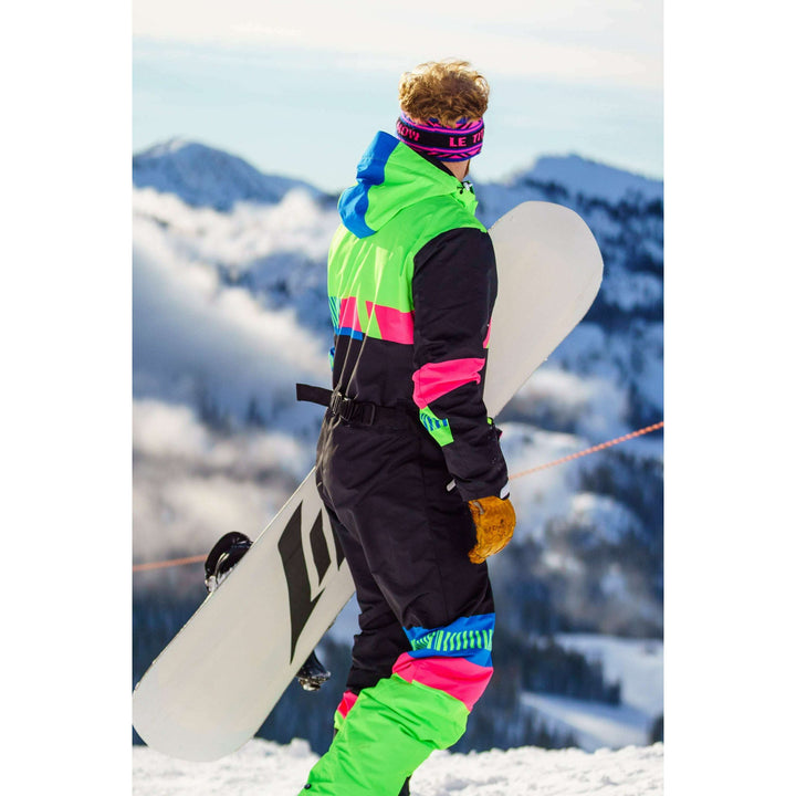 The Steep And Deep | Men's Retro Black Ski Suit