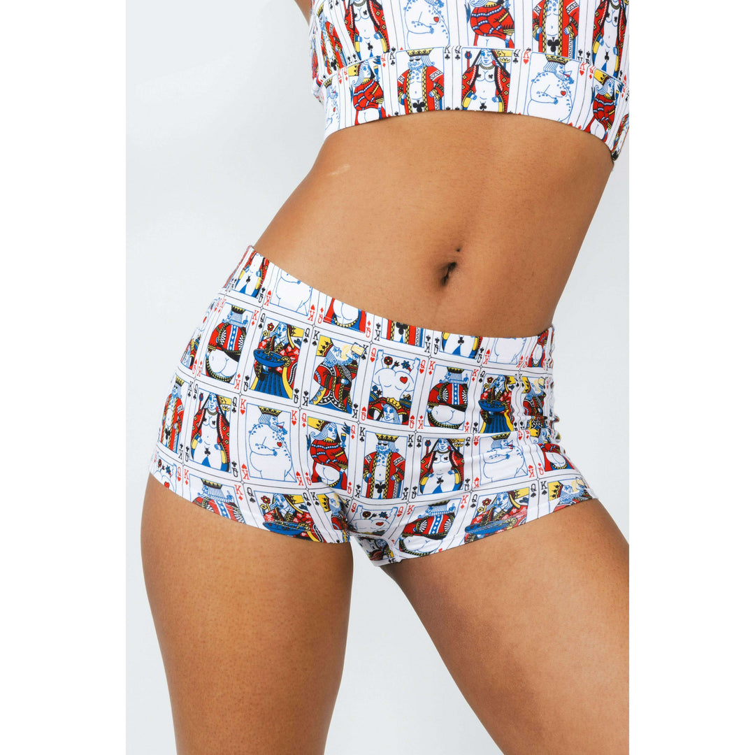 The Strip Poker | Playing Cards Modal Boyshort Underwear