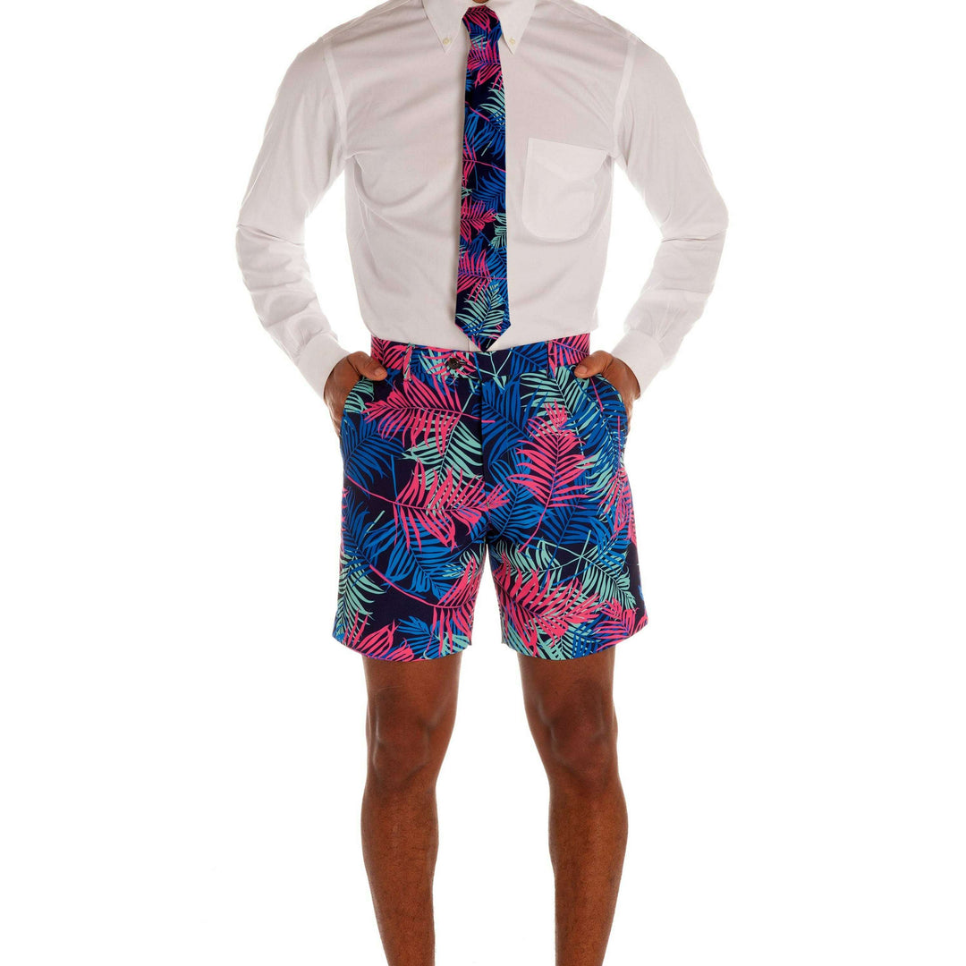 The Tropical Tycoon | Neon Leaves Tie