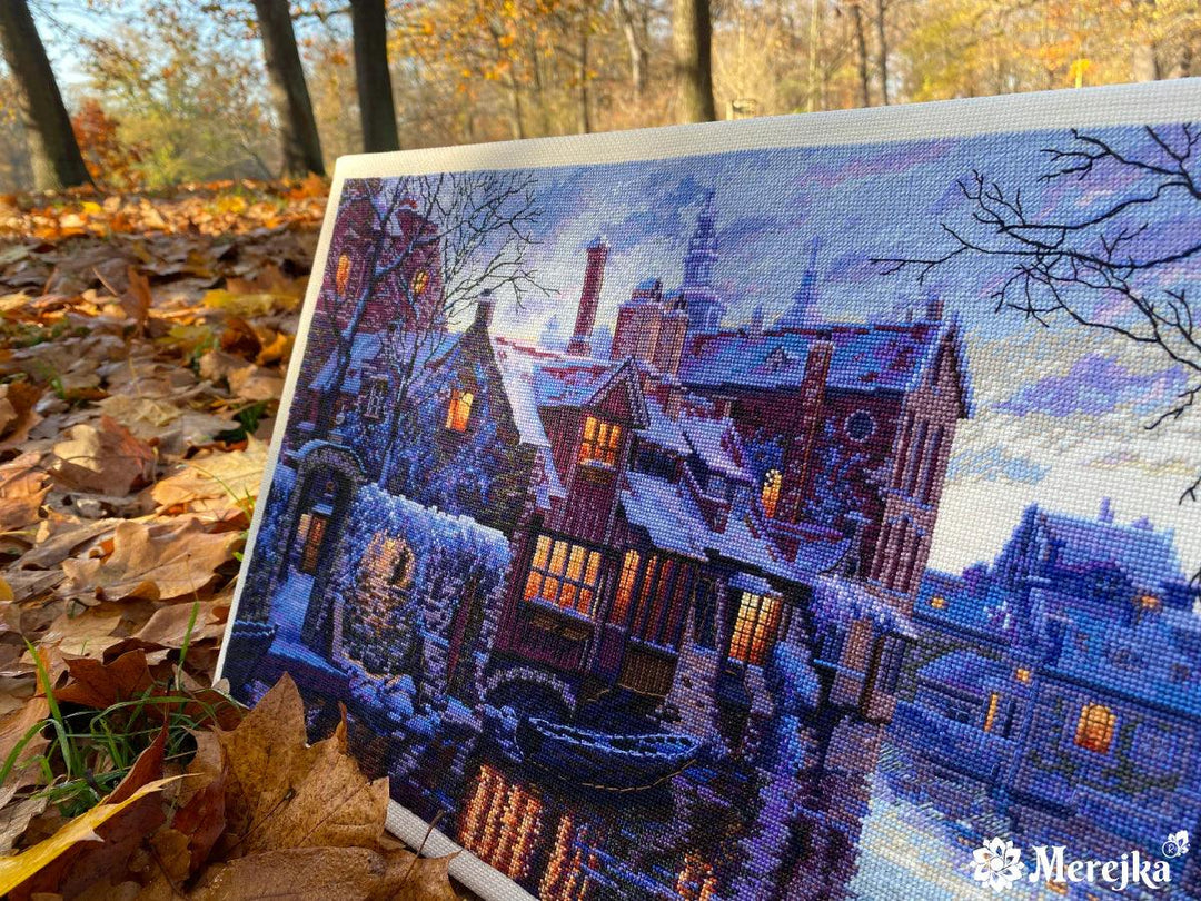 The Venice of the North  K-211 Counted Cross-Stitch Kit