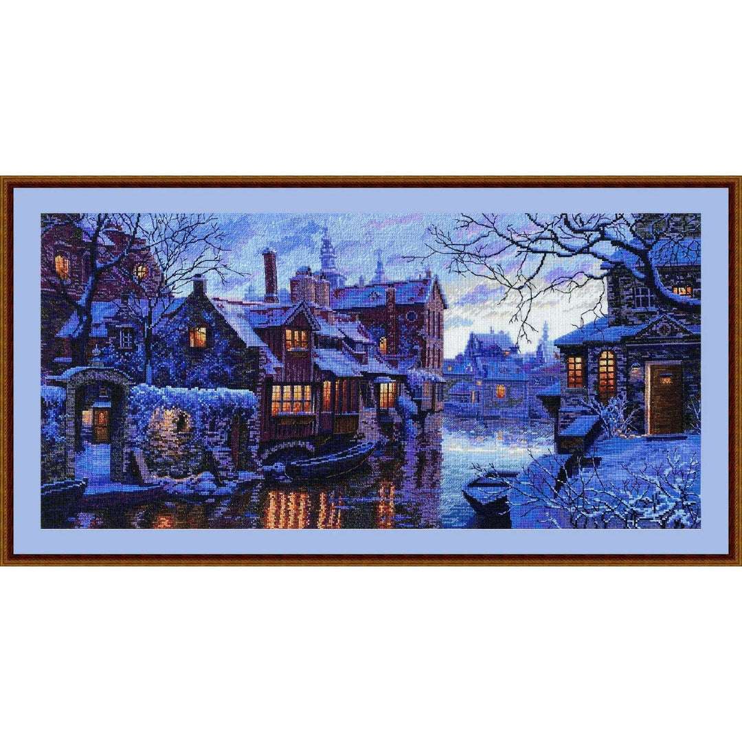The Venice of the North  K-211 Counted Cross-Stitch Kit