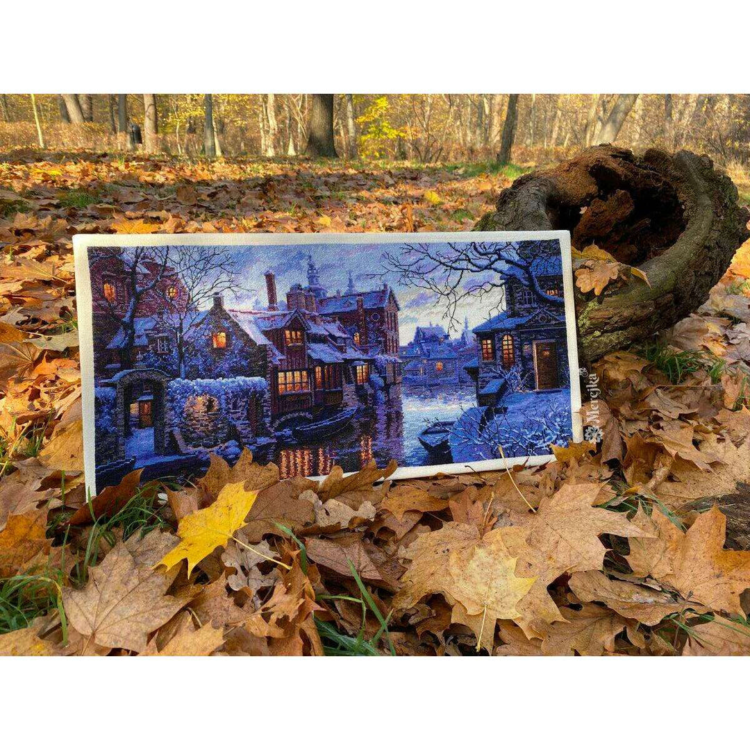 The Venice of the North  K-211 Counted Cross-Stitch Kit