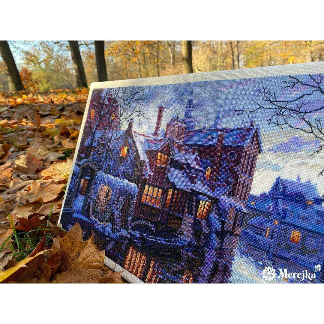 The Venice of the North  K-211 Counted Cross-Stitch Kit