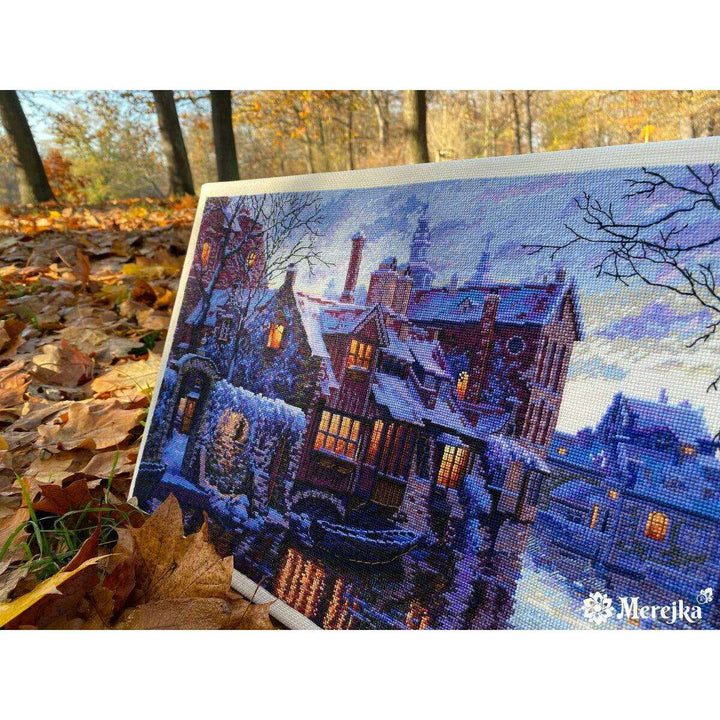 The Venice of the North  K-211 Counted Cross-Stitch Kit