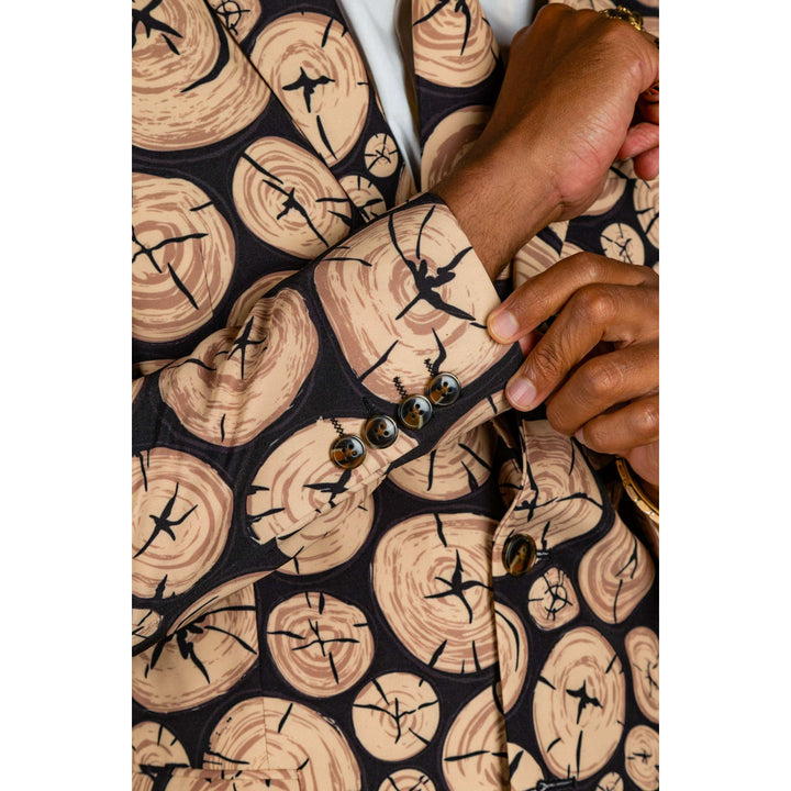 The Xmas Morning Wood | Wood Print Christmas Suit