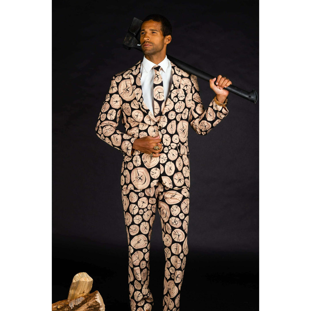 The Xmas Morning Wood | Wood Print Christmas Suit