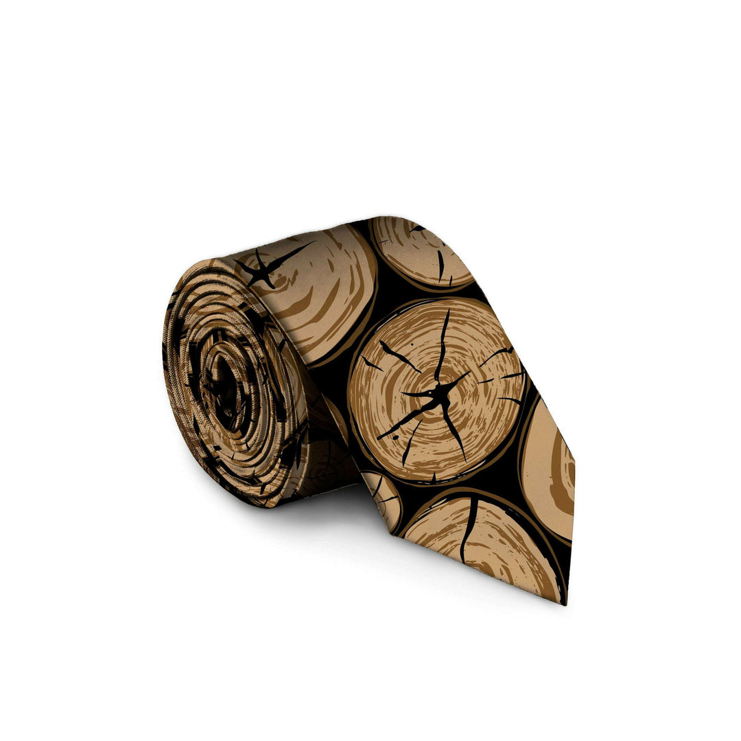 The Xmas Morning Wood | Wood Print Xmas Tie