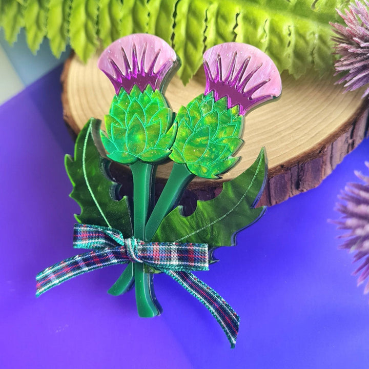 Thistle Brooch - Pre Order by Cherryloco Jewellery 4