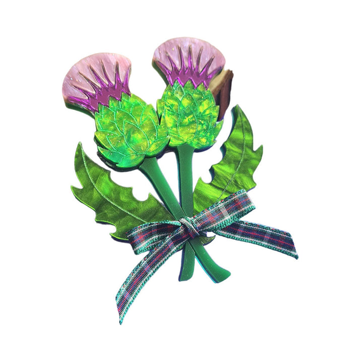 Thistle Brooch - Pre Order by Cherryloco Jewellery 1