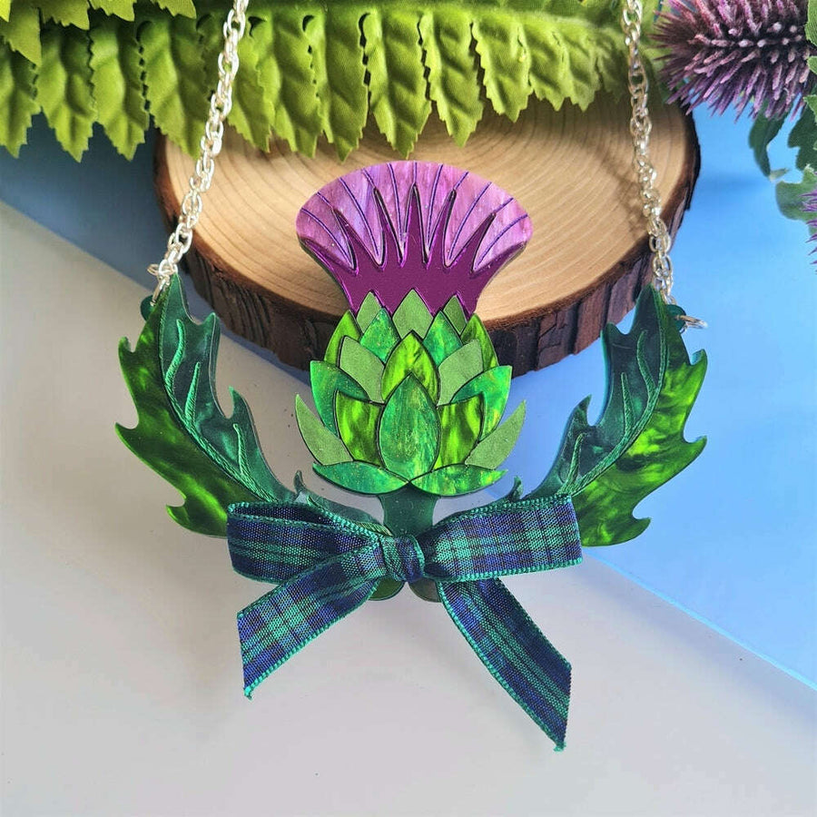 Thistle Statement Necklace - Pre Order 