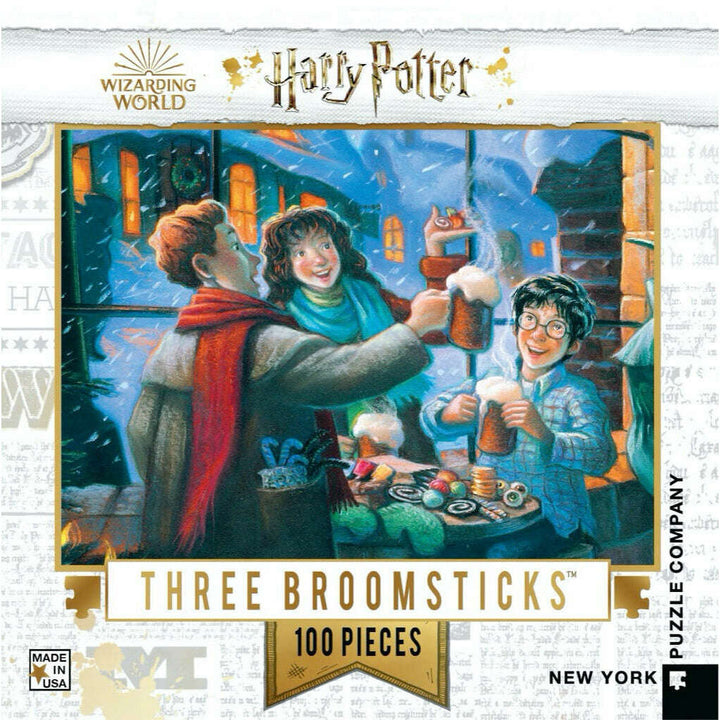 Three Broomsticks Mini Jigsaw Puzzle