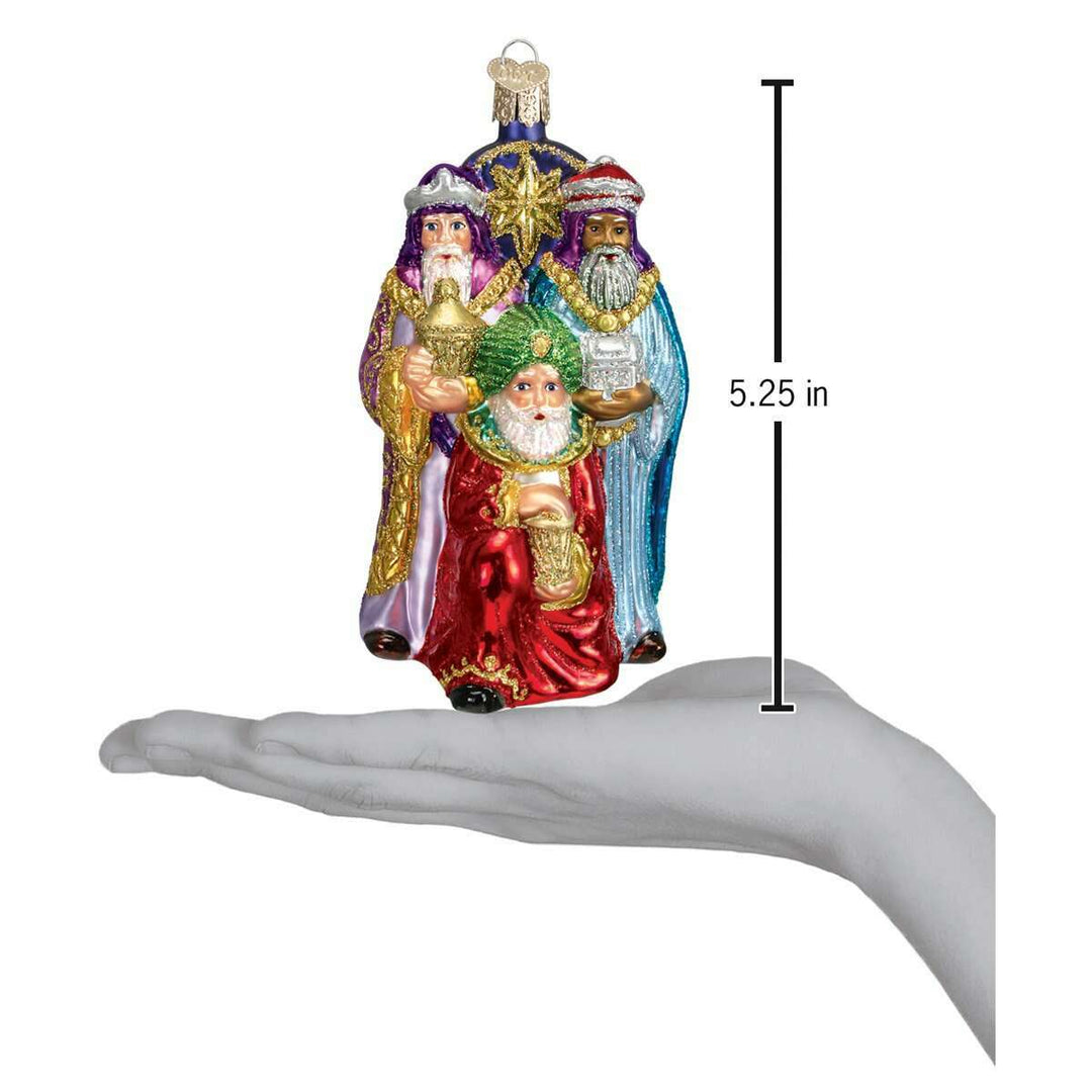 Old World Christmas Three Wise Men Blown Glass Ornament