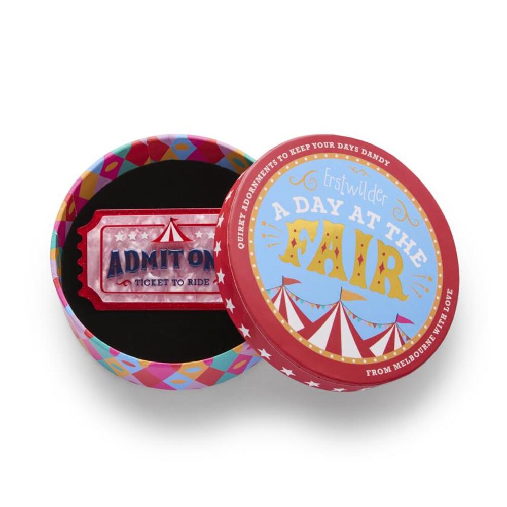 Ticket to Ride Brooch by Erstwilder 2